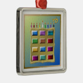 Judaica 12 Tribes Israel Levi Metalen Ornament (Rechts)