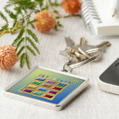 Judaica 12 Tribes Israel Levi Sleutelhanger (Zijkant)