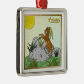 Judaica 12 Tribes Israel Naphtali Metalen Ornament (Rechts)