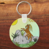 Judaica 12 Tribes Israel Naphtali Sleutelhanger (Voorkant)