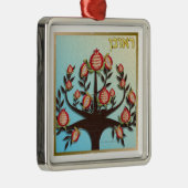 Judaica 12 Tribes Israel Reuben Metalen Ornament (Rechts)