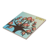 Judaica 12 Tribes Israel Reuben Tegeltje (Zijkant)