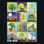 Judaica 12 Tribes of Israel Art Poster<br><div class="desc">Je bekijkt het Lee Hiller Design Collectie. Apparel,  Gifts & Collectibles Lee Hiller Photography of Digital Art Collectie. Je kunt haar Natuur fotografie uitzichten op http://HikeOurPlanet.com/ en haar wandelende blog volgen in Hot Springs National Park.</div>