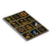 Judaica 12 Tribes of Israel Art Spiral Notebook Notitieboek (Rechterzijde)