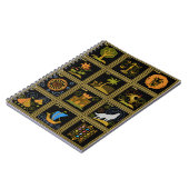 Judaica 12 Tribes of Israel Art Spiral Notebook Notitieboek (Linkerzijde)