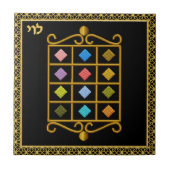 Judaica 12 Tribes of Israel Ceramic Tile - Levi Tegeltje (Voorkant)