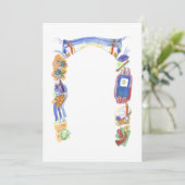 Judaica Border Kaart (Staand voorkant)