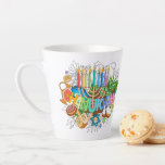 Judaica - Chanukah Latte Mokken - Giftware<br><div class="desc">Judaica Giftware - Hanukah Coffee Mugs - Latte Mok - Joodse Feestdagen - Hanukkah Gifts - gasten en familie</div>