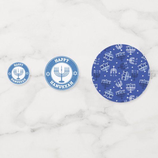 Judaica - Chanukah Tableware - Confetti - Buffet (Voorkanten)