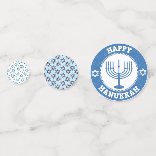Judaica - Chanukah Tableware - Confetti - Buffet (Achterkanten)