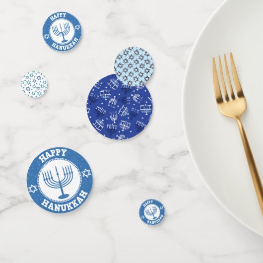 Judaica - Chanukah Tableware - Confetti - Buffet (Groep)