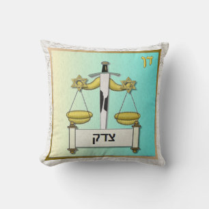 Judaica Dan 12 Stammen van Israël Kunst Kussen