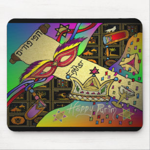 Judaica Fijne Purim Joodse Feestdag Kleding Cadeau Muismat