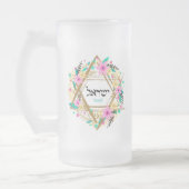 Judaica Frosted Glass Mokken Cups - Giften (Links)