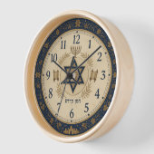 Judaica geïnspireerde traditionele klok (Hoek)