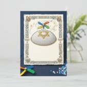 Judaica Grappige Bar Mitzvah Kaart (Staand voorkant)