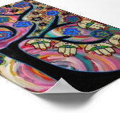 Judaica Hamsa boom of Life Sunset Poster (Hoek)