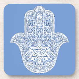 Judaica - Hamsa Drink Coasters - Gifts Bier Onderzetter