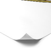 Judaica Hamsa maakt bloemen optische kunst afdrukk Poster (Hoek)