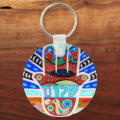 JUDAICA HAMSA SLEUTELHANGER (Voorkant)