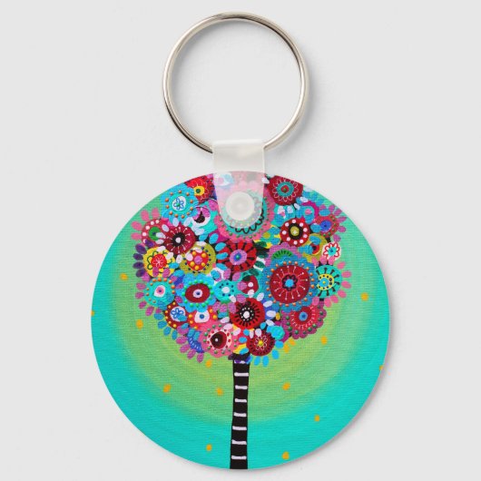 JUDAICA HAMSA SUN EYE TREE OF LIFE PROTECTION SLEUTELHANGER (Voorkant)