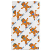 Judaica Hanukkah Gingerbrood Man Menorah Klein Cadeauzakje (Voorkant)