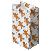 Judaica Hanukkah Gingerbrood Man Menorah Klein Cadeauzakje (Voorkant Gekanteld)