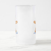 Judaica Hanukkah Gingerbrood Man Menorah Matglas Bierpul (Center)