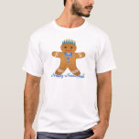 Judaica Hanukkah Gingerbrood Man Menorah T-shirt<br><div class="desc">U bekijkt het Lee Hiller Design Collectie van Home en Kantoor Decor,  Apparel,  Gifts en Collectibles. De Design zijn onder meer Lee Hiller Photography en Mixed Media Digital Art Collectie. Je kunt haar Natuur fotografie uitzichten op http://HikeOurPlanet.com/ en haar wandelende blog volgen in Hot Springs National Park.</div>