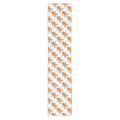 Judaica Hanukkah Gingermans Menora Korte Tafelloper (Voorkant)