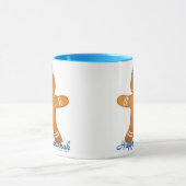 Judaica Hanukkah Gingermans Menora Mok (Midden)