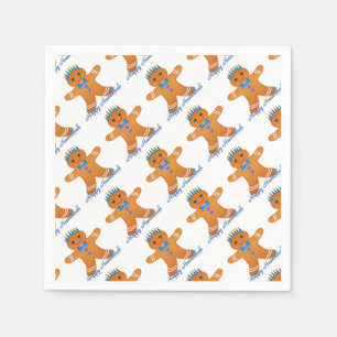 Judaica Hanukkah Gingermans Menora Servetten