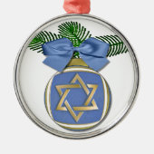 Judaica Hanukkah Star van David Ornament Print (Voorkant)