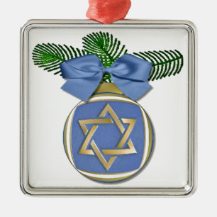 Judaica Hanukkah Star van David Ornament Print