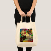 Judaica Happy Purim Jewish Holiday Gifts Apparel Tote Bag (Voorkant (product))