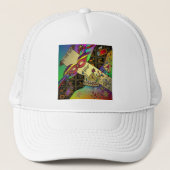 Judaica Happy Purim Jewish Holiday Gifts Apparel Trucker Pet (Voorkant)