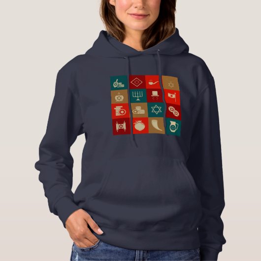 Judaica - Hoodie & Sweatshirt - Joodse Design (Voorkant)