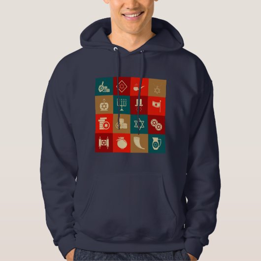 Judaica - Hoodie & Sweatshirt - Joodse Design (Voorkant)