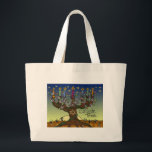 Judaica L'shanah Tovah Tree of Life Gifts Apparel Grote Tote Bag<br><div class="desc">Je bekijkt het Lee Hiller Design Collectie. Apparel,  Gifts & Collectibles Lee Hiller Photography of Digital Art Collectie. Je kunt haar Natuur fotografie uitzichten op http://HikeOurPlanet.com/ en haar wandelende blog volgen in Hot Springs National Park.</div>