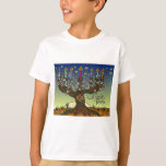 Judaica L'shanah Tovah Tree of Life Gifts Apparel T-shirt<br><div class="desc">Je bekijkt het Lee Hiller Design Collectie. Apparel,  Gifts & Collectibles Lee Hiller Photography of Digital Art Collectie. Je kunt haar Natuur fotografie uitzichten op http://HikeOurPlanet.com/ en haar wandelende blog volgen in Hot Springs National Park.</div>