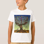 Judaica L'shanah Tovah Tree of Life Gifts Apparel T-shirt<br><div class="desc">Je bekijkt het Lee Hiller Design Collectie. Apparel,  Gifts & Collectibles Lee Hiller Photography of Digital Art Collectie. Je kunt haar Natuur fotografie uitzichten op http://HikeOurPlanet.com/ en haar wandelende blog volgen in Hot Springs National Park.</div>