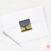 Judaica L'shanah Tovah Tree of Life Gifts Apparel Vierkante Sticker (Envelop)