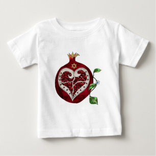 Judaica Pomegranate Heart Hanukkah Rosh Hashanah