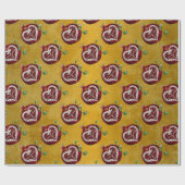 Judaica Pomegranate Heart Hanukkah Rosh Hashanah Cadeaupapier (Vlak)