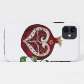 Judaica Pomegranate Heart Hanukkah Rosh Hashanah Case-Mate iPhone Case (Achterkant (horizontaal))