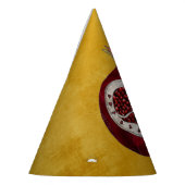 Judaica Pomegranate Heart Hanukkah Rosh Hashanah Feesthoedjes (Links)