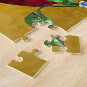 Judaica Pomegranate Heart Hanukkah Rosh Hashanah Legpuzzel (Zijkant)