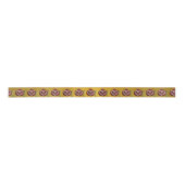 Judaica Pomegranate Heart Hanukkah Rosh Hashanah Satijnen Lint (Voorkant)