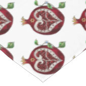 Judaica Pomegranate Heart Hanukkah Rosh Hashanah Tafelkleed (Gekanteld)