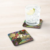 Judaica Purim Esther Celebration Art Print Bier Onderzetter (Rechterzijde)